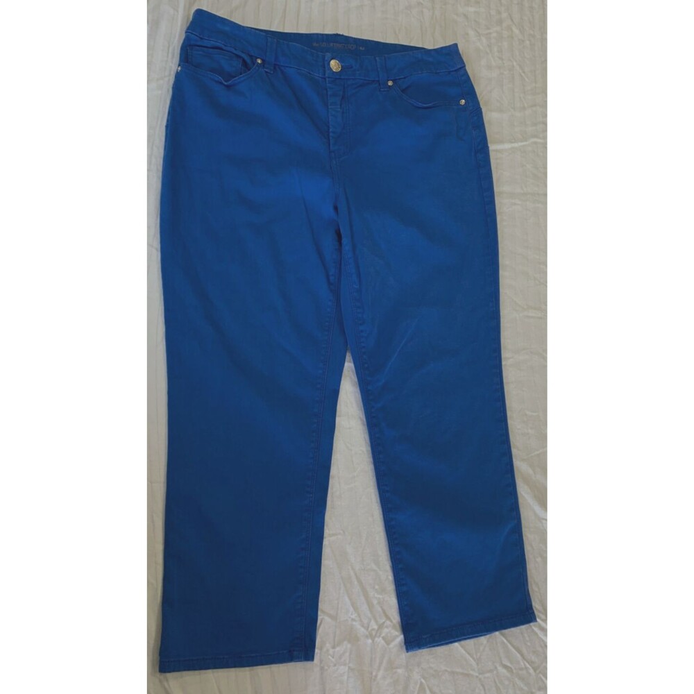 CHICOS SO LIFTING CROP WOMENS CAPRIS PANTS SIZE 0.5